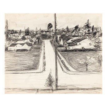 Richard Diebenkorn (1922-1993) Chabot Valley-Early 60