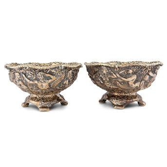 Pair of Tiffany & Co. Sterling Silver Centerbowls