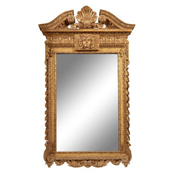 A George II Giltwood Mirror<br>Circa 1740