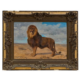 Rosa Bonheur (French, 1822-1899) The Roaring Lion