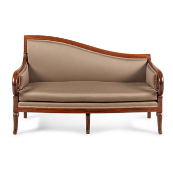 A North European Mahogany Settee