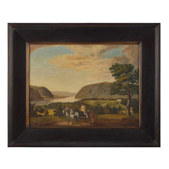 American School (19th Century) View on the Hudson