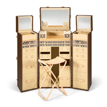 An Exceptional Classic Monogram Coated Canvas Malle Coiffeuse Beauty Trunk Louis Vuitton, 2025