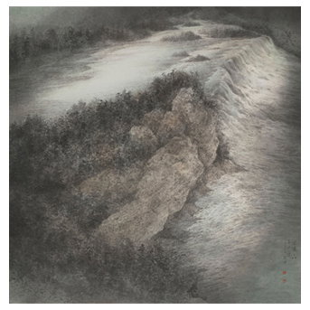 Wucius Wong <br>(Wang Wuxie, B. 1936)<br>Meditation VIII