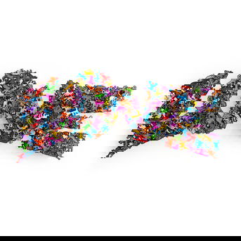 Patricia Govezensky- Original Painting on Cutout Steel 'L O V E'