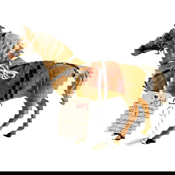 German Candy Container Horse with Saddle and Bridle