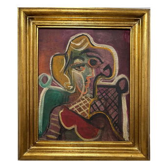 Pablo Picasso<br>(Spanish, 1881-1973)<br>Oil on Canvas